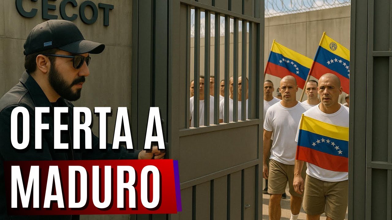 Bukele ofrece intercambiar presos a Maduro