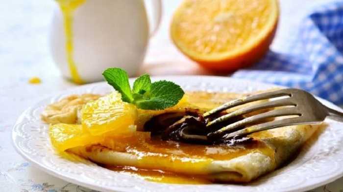 Crepes suzette