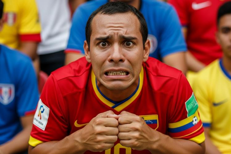 la vinotinto venezuela en un momento critico