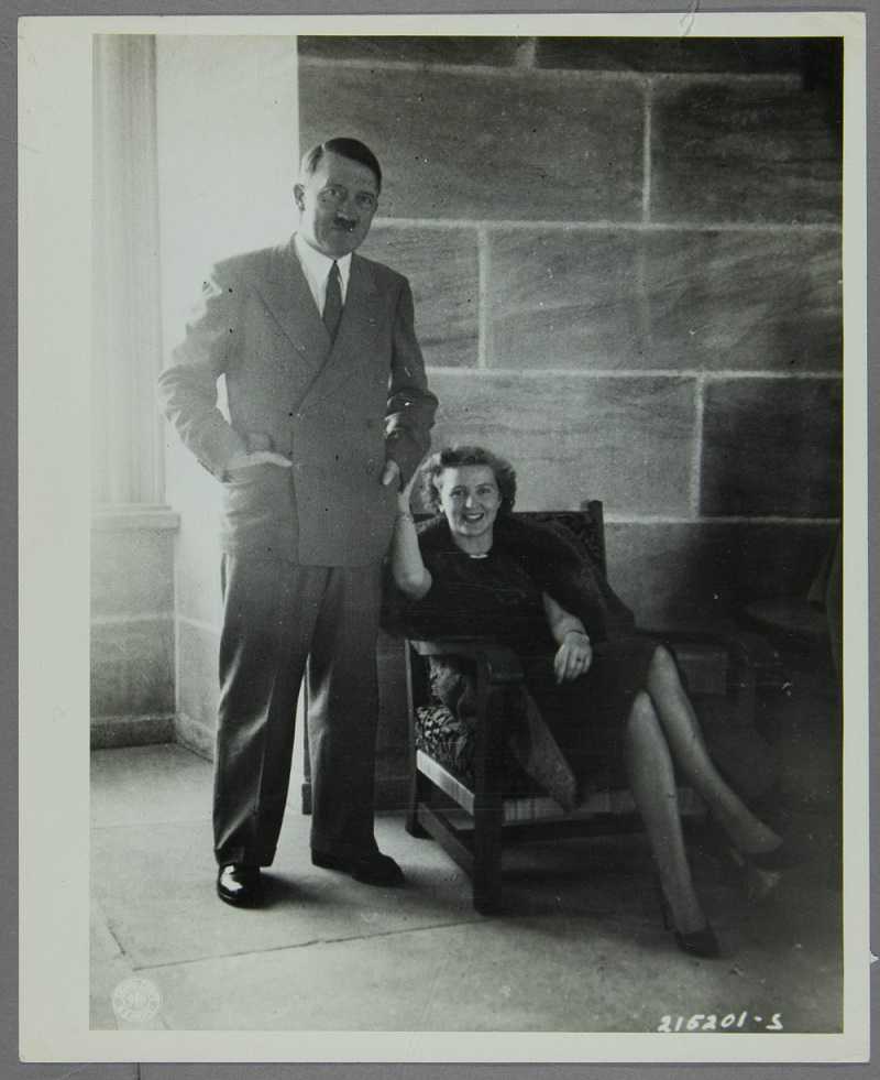 Hitler y Eva Braun