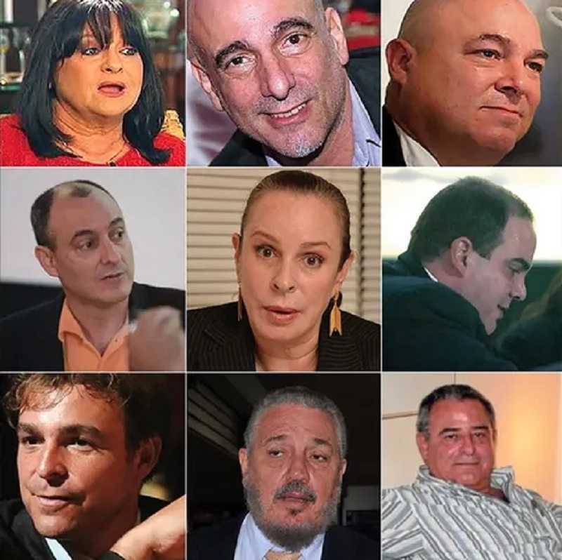 La familia de Fidel Castro