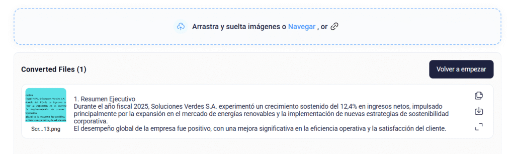Convierte imágenes a texto fácilmente