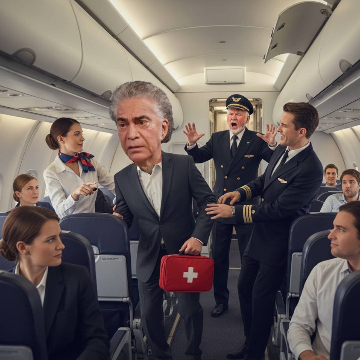 Por qué bajaron al Puma José Luis Rodríguez del avión de American Airlines