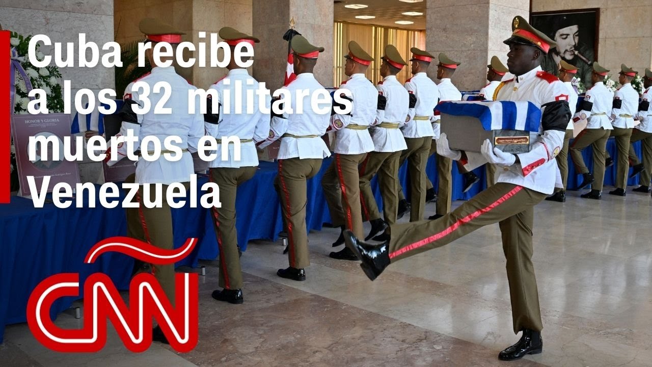 Cuba recibió restos de caídos