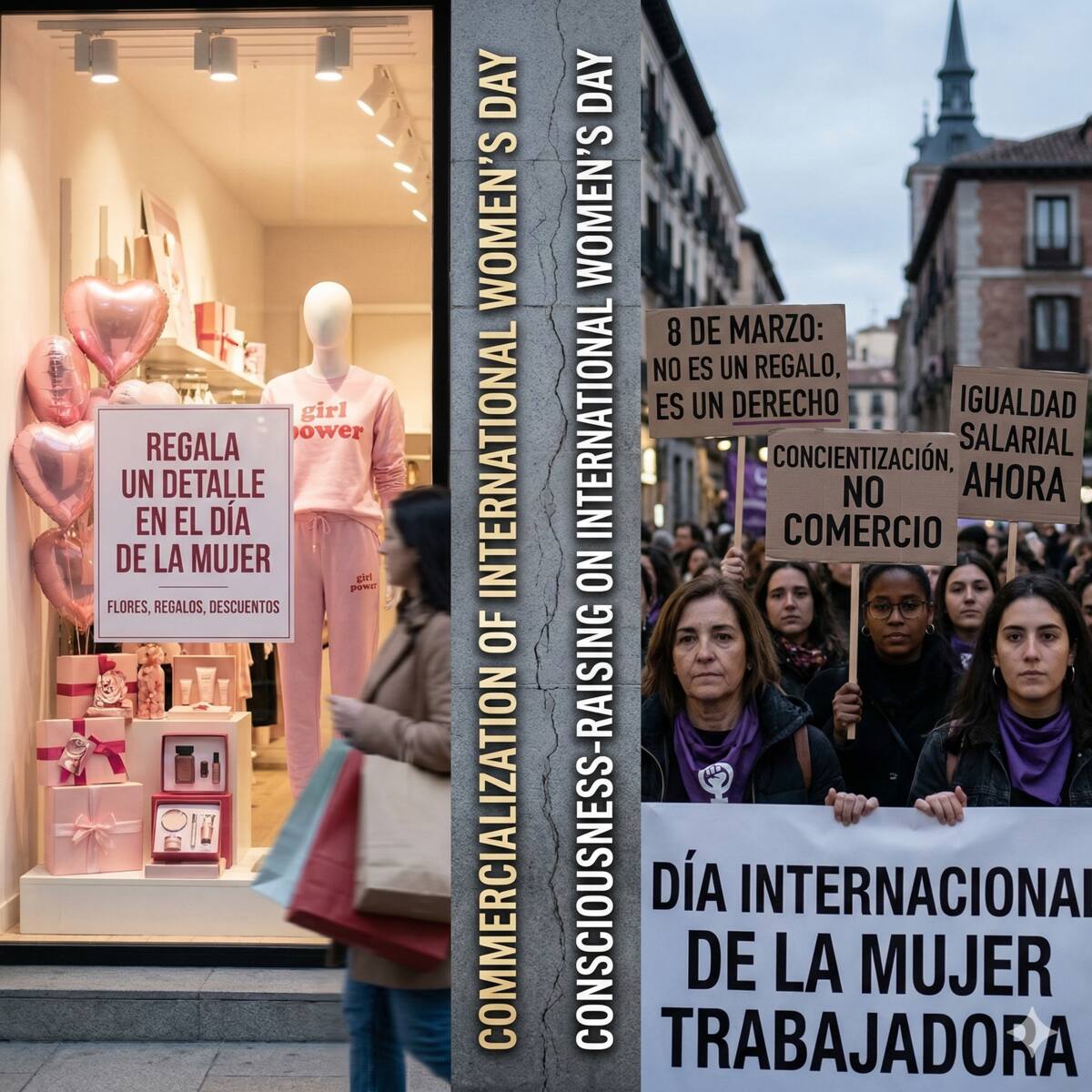 El Día de la Mujer más comercio o más concientización