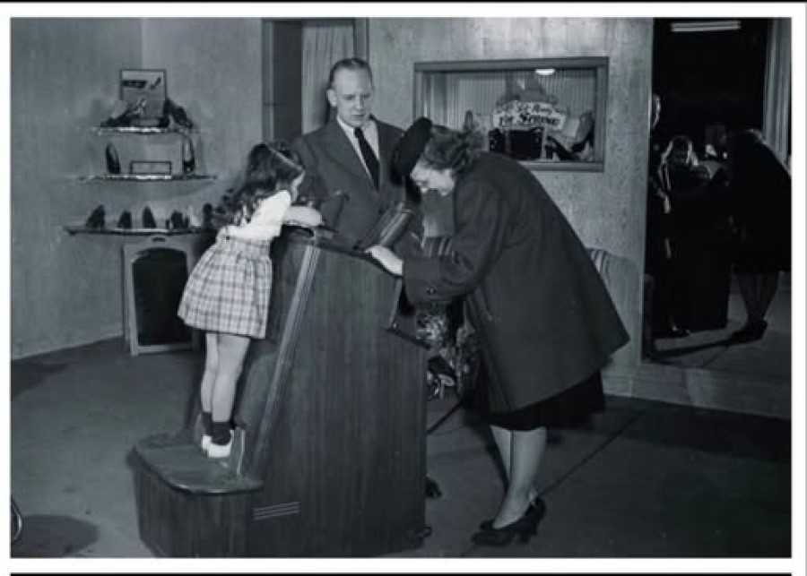 Rayos X en las tiendas: Locura en las zapaterías