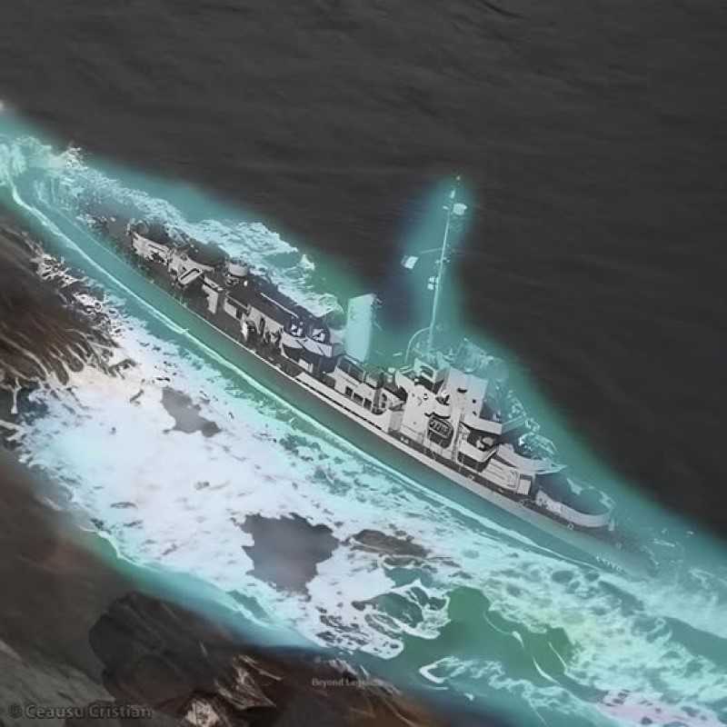 El barco que viajó en el tiempo y el espacio