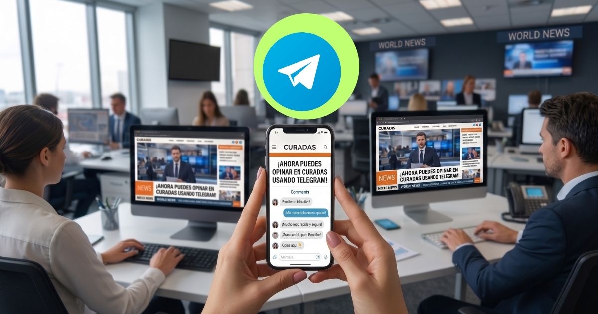 Comentar en CURADAS con Telegram