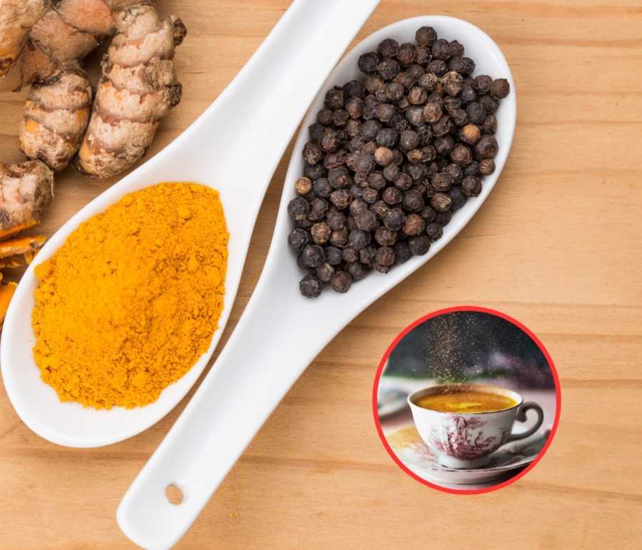 No vuelvas a tomar cúrcuma con pimienta