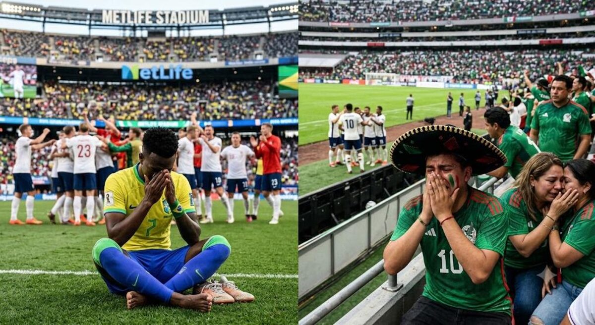 México y Brasil eliminados del mundial de fútbol