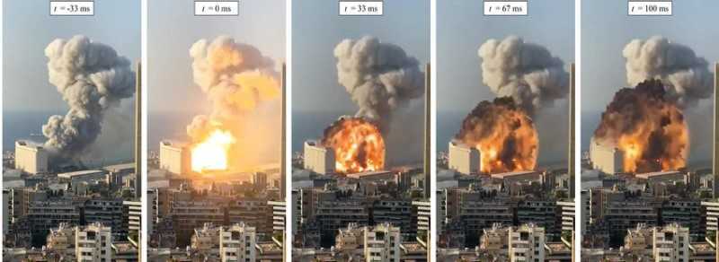 Explosión en Beirut en 2020