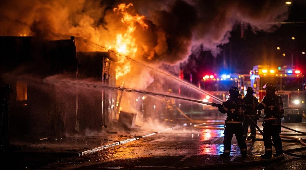 Incendio en Caracas