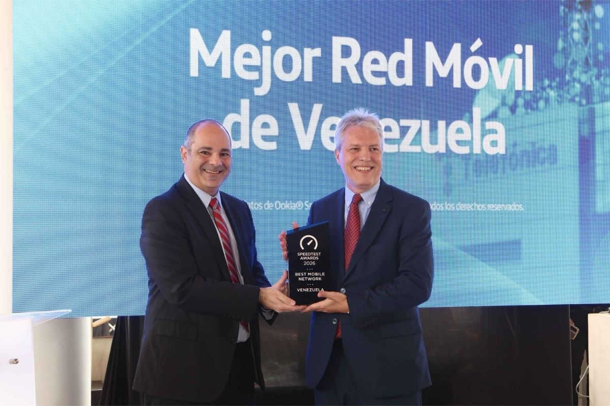 Ookla® entrega a Movistar el premio Mejor Red Móvil de Venezuela