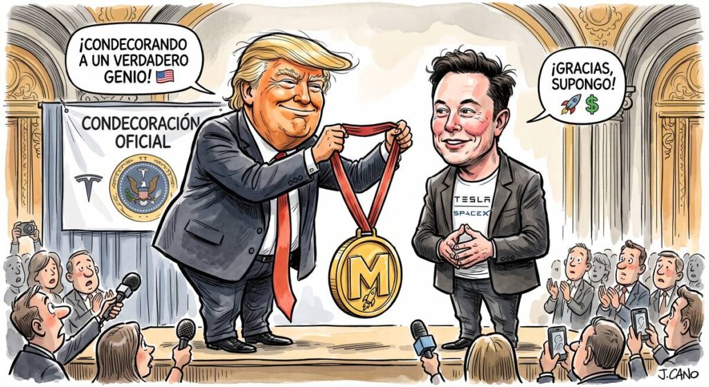 Donald Trump condecoró e Elon Musk con Medalla de la Ciencia